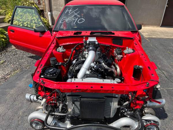 Twin Turbo Fox Body Headers