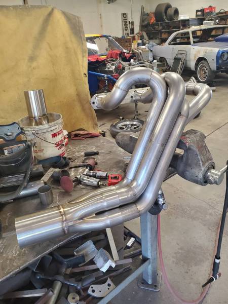 Custom Stainless Headers for 1968 Dart