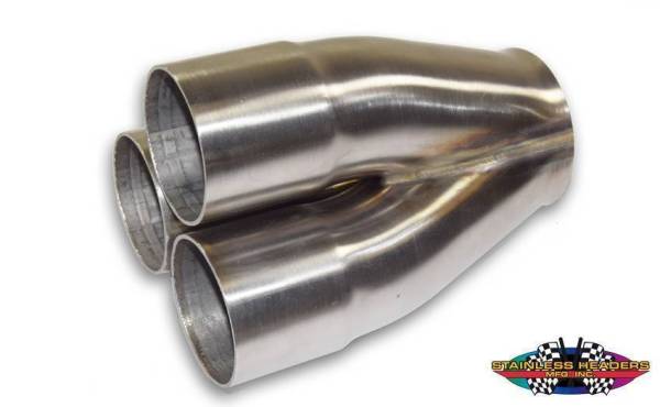 Stainless Headers - 2" Primary 3 into 1 Performance Merge Collector-18ga 304ss