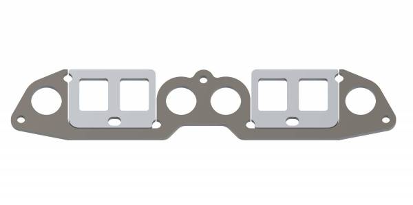 Stainless Headers - Jeep/AMC 2.5L/150 I-4 Manifold Flange Set: Mild Steel & Aluminum