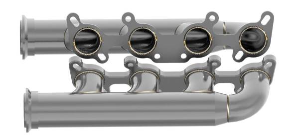 Stainless Headers - Ford 5.0L Coyote Turbo Headers- Straight Exit