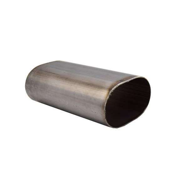 304 Stainless Steel Oval Exhaust Tubing- 3" Oval