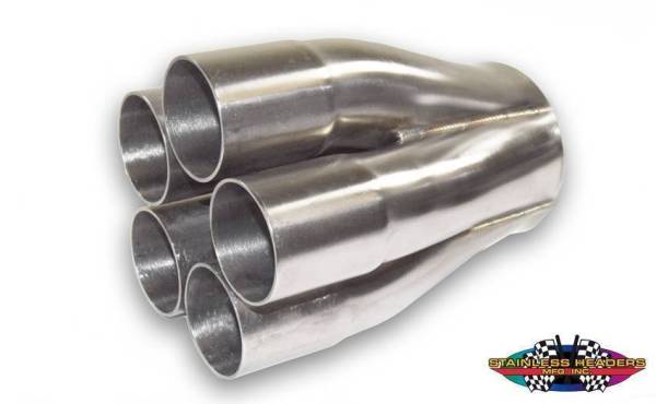 Stainless Headers - 1 3/4" Primary 5 into 1 Performance Merge Collector-16ga 304ss