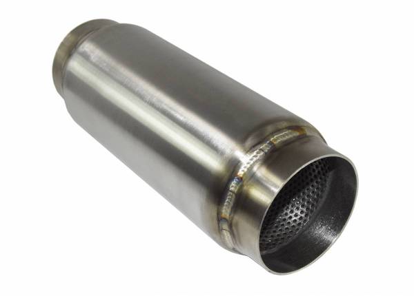 Stainless Headers - 5" Diameter x 8" Long body Race Muffler