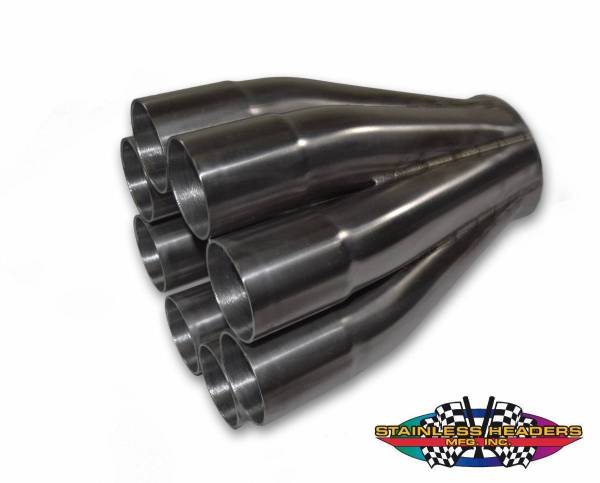 Stainless Headers - 1 1/2" Primary 8 into 1 Performance Merge Collector- Mild Steel-16ga Mild Steel