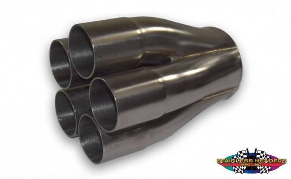 Stainless Headers - 2 1/8" Primary 5 into 1 Performance Merge Collector-16ga Mild Steel