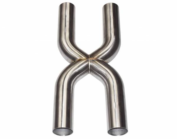 Stainless Headers - Narrow-Frame Custom 304 Stainless Steel X-Pipe