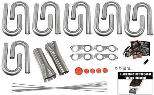 Stainless Headers - Big Block Chevy Round Port Custom Header Build Kit