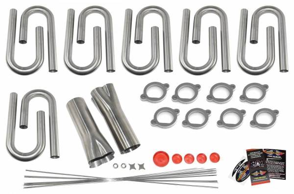 Stainless Headers - Small Block Chevy CFE/SBX 15 Degree Custom Header Build Kit