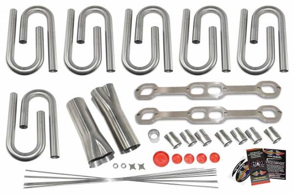 Stainless Headers - Small Block Chevy 18-Degree Custom Header Build Kit