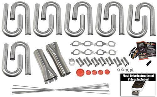 Stainless Headers - Big Block Chevy D-Port Custom Header Build Kit