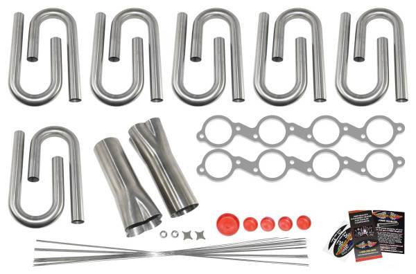 Stainless Headers - Big Block Chevy 5.0" Bore Space Custom Header Build Kit