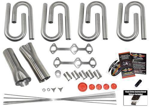 Stainless Headers - Chevrolet 3.4L V-6 Custom Header Build Kit