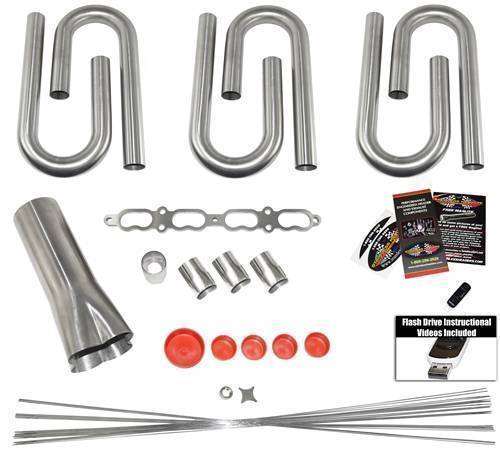 Stainless Headers - Chevrolet 2.3L Quad-4 Custom Header Build Kit