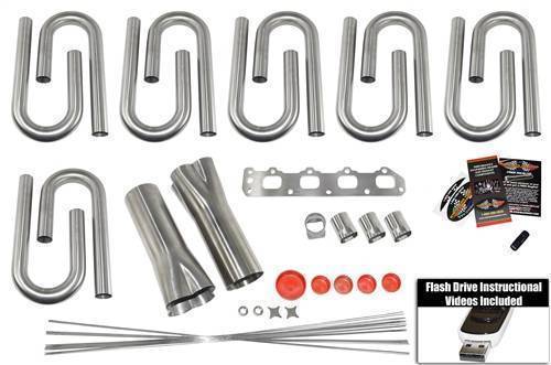 Stainless Headers - Chevrolet 2.0/2.2/2.4L EcoTec Custom Header Build Kit