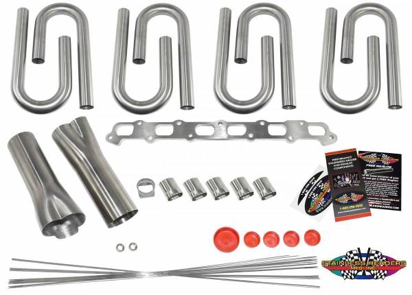 Stainless Headers - Chevrolet Vortec 4200 "Atlas" Straight 6 Custom Header Build Kit