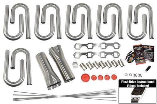 Stainless Headers - Small Block Ford- Windsor Custom Header Build Kit