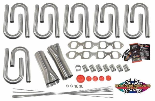 Stainless Headers - Small Block Ford-W Dart Pro1 225 cc Custom Header Build Kit