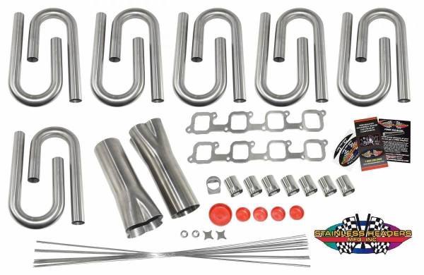 Stainless Headers - Big Block Ford SVO C460 Custom Header Build Kit