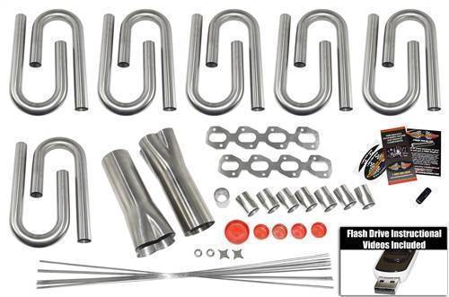 Stainless Headers - Ford 4.6L 4-Valve Custom Header Build Kit