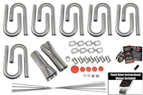 Stainless Headers - Ford 5.4L 4-Valve Custom Header Build Kit