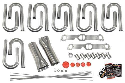 Stainless Headers - Pontiac 350/400/455 D-Port Custom Header Build Kit