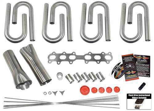 Stainless Headers - Toyota 2JZ-GE Custom Header Build Kit