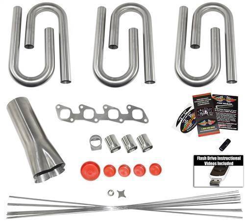 Stainless Headers - Nissan 2.4L KA Custom Header Build Kit