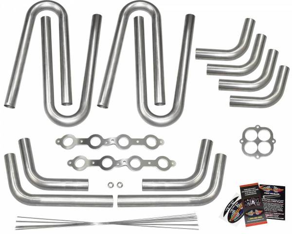 Stainless Headers - Chevy LS1/6 Round Port Cobra Kit Car Custom Header Build Kit