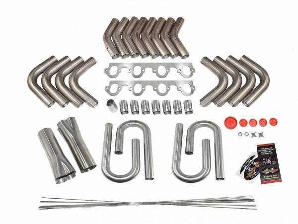 Stainless Headers - Big Block Ford 460 Custom Fender Exit Header Build Kit