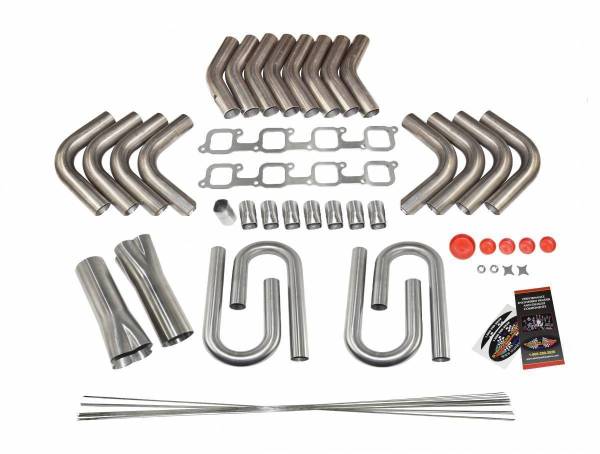 Stainless Headers - Big Block Ford C460 Custom Fender Exit Header Build Kit