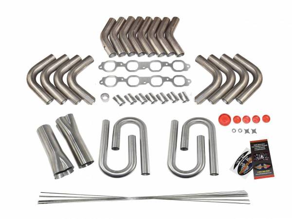 Stainless Headers - Chevy 6.2L LT1 Custom Fender Exit Header Build Kit