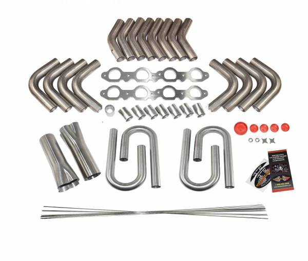 Stainless Headers - Chevy LS7/LSX Custom Fender Exit Header Build Kit