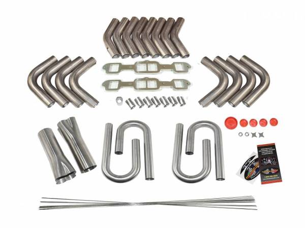 Stainless Headers - Oldsmobile 403/455 Custom Fender Exit Header Build Kit