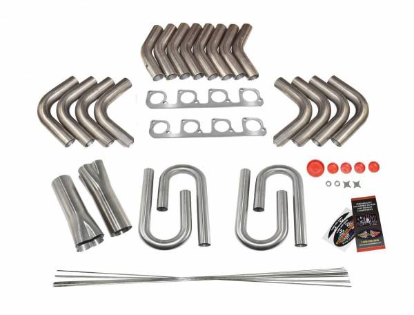 Stainless Headers - Small Block Ford Yates D3 Custom Fender Exit Header Build Kit