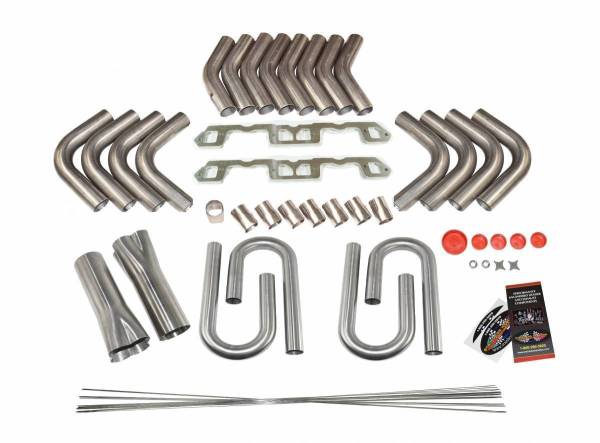 Stainless Headers - Small Block Mopar 273-360 Custom Fender Exit Header Build Kit