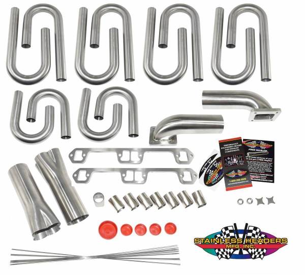 Stainless Headers - AMC AMX/Javelin/Rebel Custom Turbo Header Build Kit