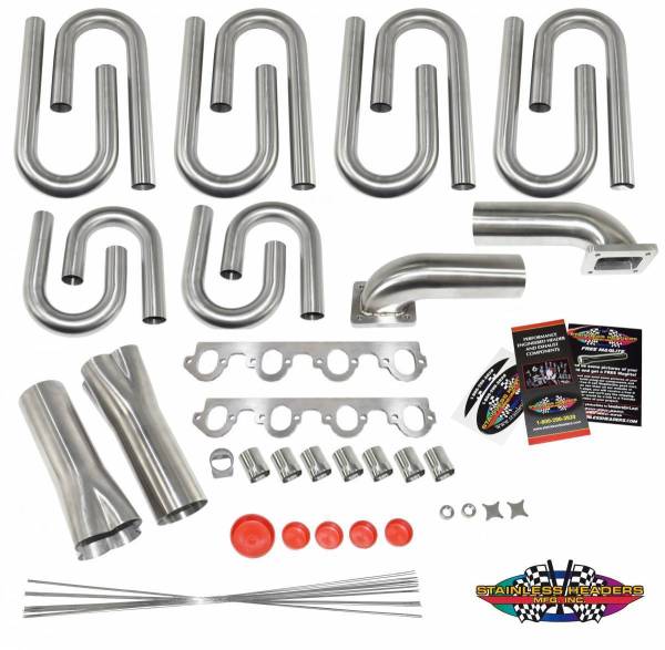 Stainless Headers - Big Block Ford 429-460 "485 Series" Custom Turbo Header Build Kit