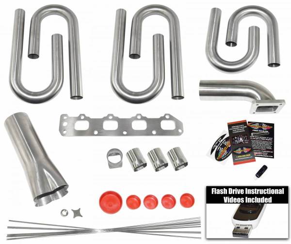 Stainless Headers - Chevrolet 2.0/2.2/2.4L EcoTec Custom Turbo Header Build Kit