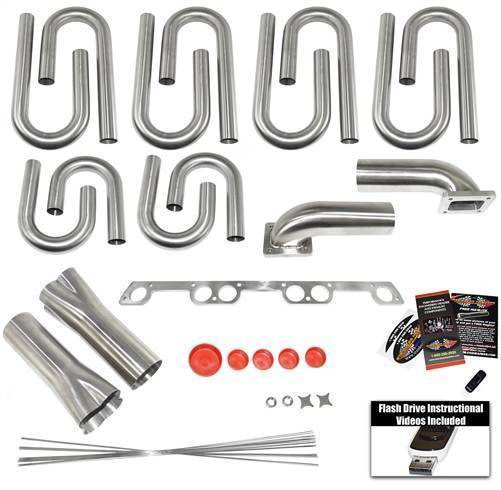 Stainless Headers - Chevrolet 292 Straight-6 Custom Turbo Header Build Kit