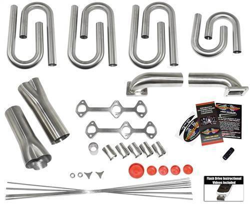 Stainless Headers - Chevrolet 3.4L V6 Custom Turbo Header Build Kit