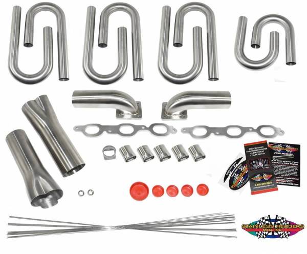 Stainless Headers - Chevrolet 4.3L EcoTec3 LV3 Custom Turbo Header Build Kit