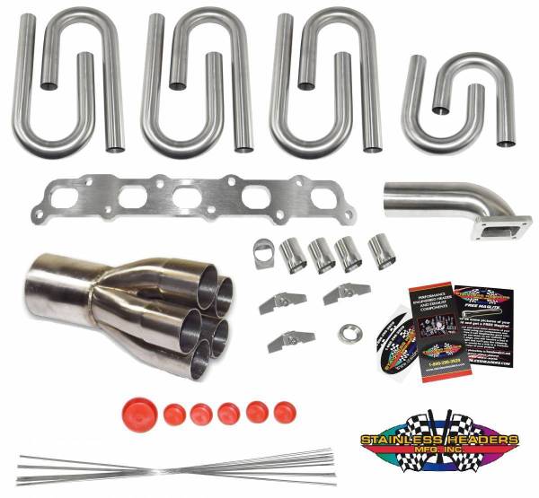 Stainless Headers - Chevrolet Colorado 5-Cylinder Custom Turbo Header Build Kit