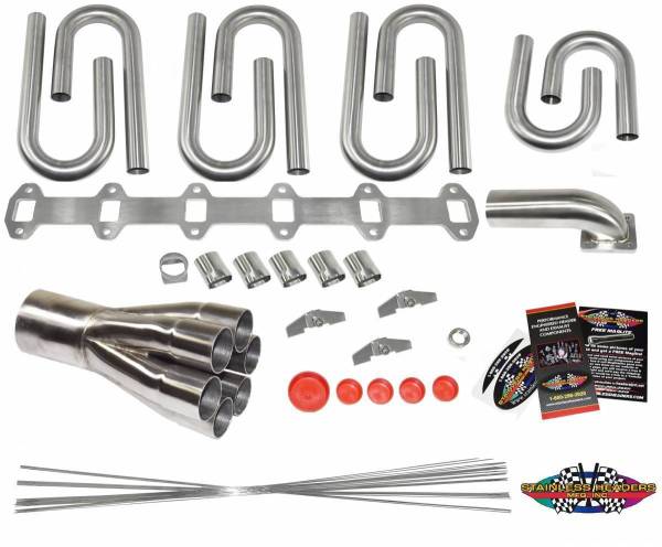 Stainless Headers - Cummins 5.9L 12v Custom Single Turbo Header Build Kit