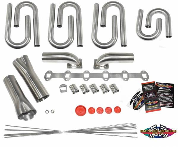 Stainless Headers - Cummins 5.9L 12v Custom Twin Turbo Header Build Kit