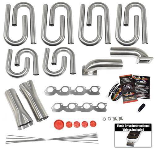 Stainless Headers - Ferrari 458 Custom Turbo Header Build Kit