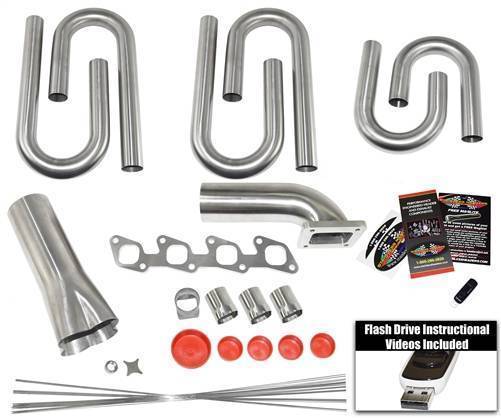 Stainless Headers - Nissan 2.4L KA Custom Turbo Header Build Kit