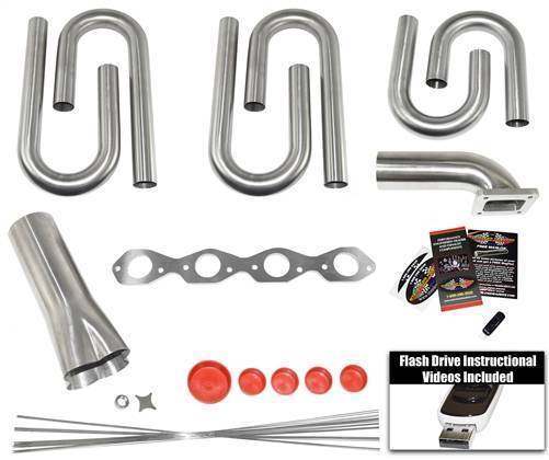 Stainless Headers - Porsche 944 8v Custom Turbo Header Build Kit