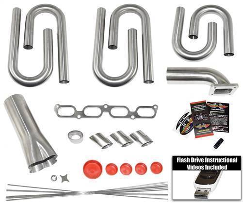 Stainless Headers - Saturn SC2 Custom Turbo Header Build Kit