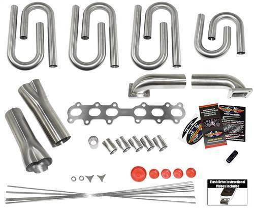 Stainless Headers - Toyota 2JZ-GTE Custom Turbo Header Build Kit